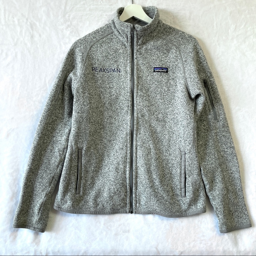 Patagonia better sweater Sz M medium gray (U992)
